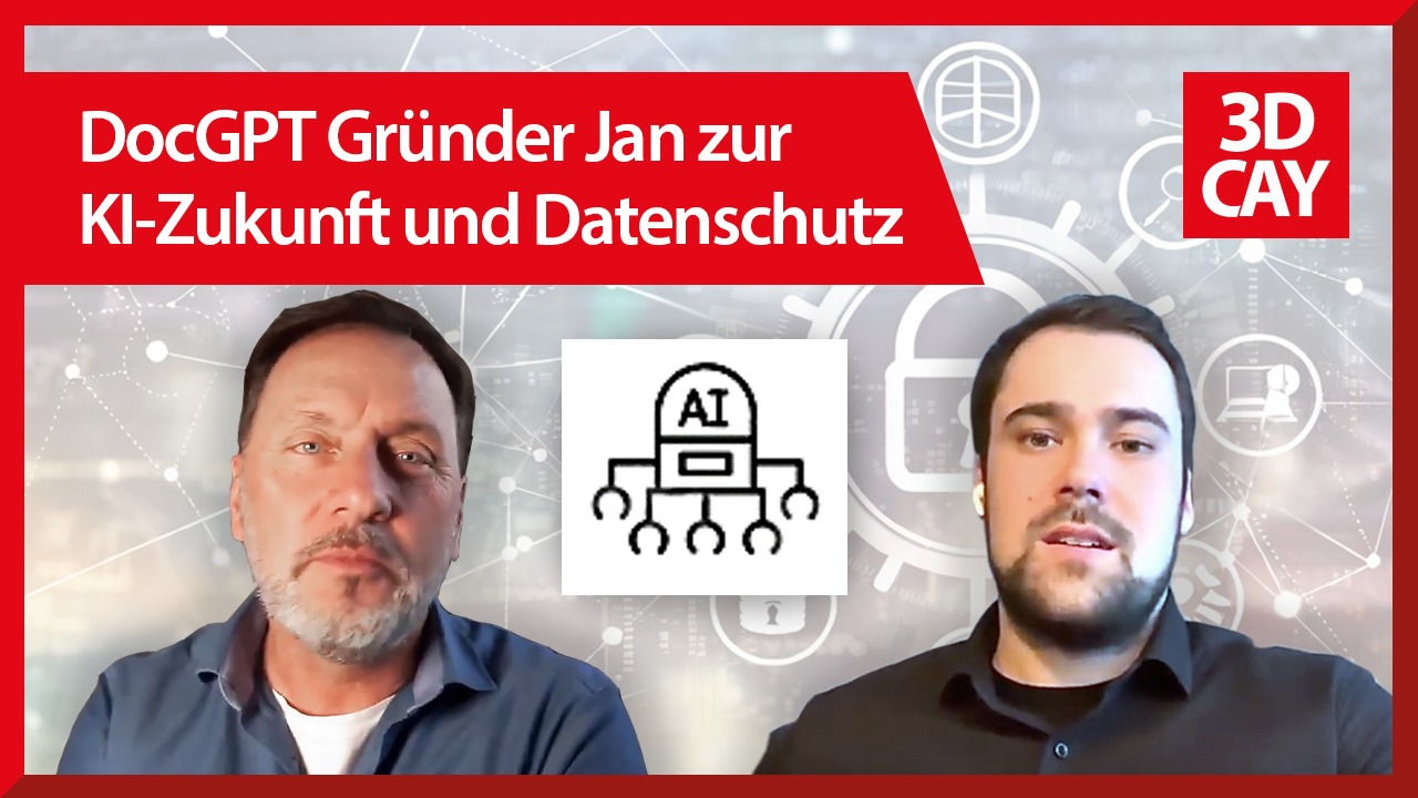 YT Thumbnail_DocGPT Gründer Jan zur KI-Zukunft und Datenschutz_ae